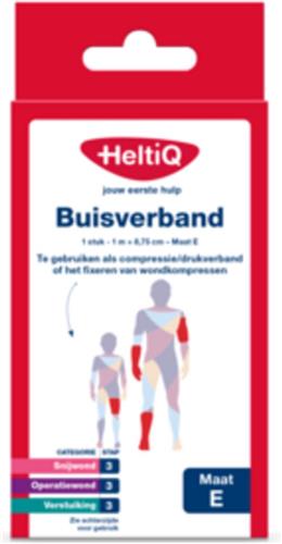 HeltiQ Buisverband Maat E 1m x 8,75cm