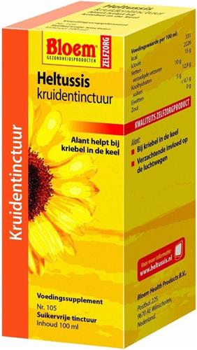 Bloem Heltussis kruidentinctuur - 100 ml - Voedingssupplement