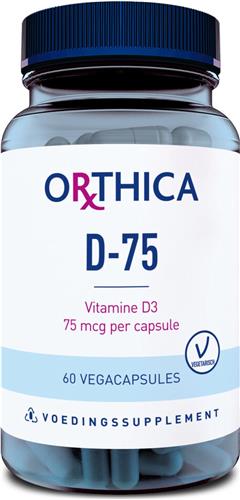 Orthica D-75 (Vitamine D) - 60 Capsules