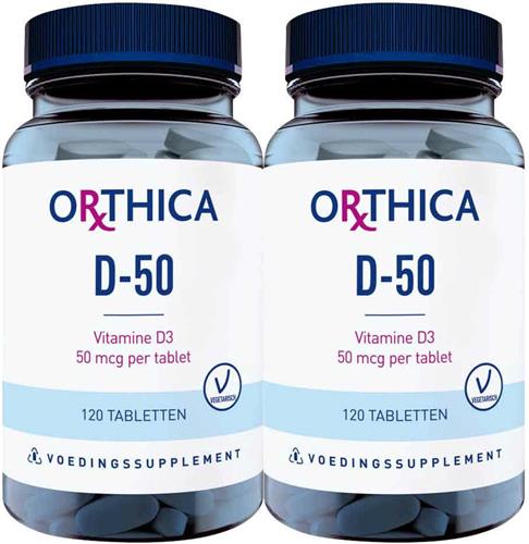 2x Orthica D-50 120 tabletten