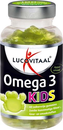 3x Lucovitaal Gummies Omega 3 Kids 60 Gummies