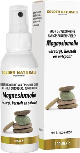 Golden Naturals Magnesiumolie spray (100 milliliter)