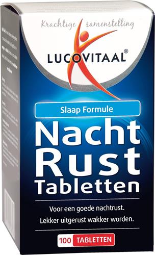 Lucovitaal Nachtrust Tabletten Voedingssupplement - 100 tabletten