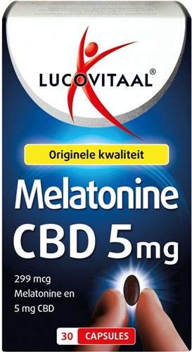 3x Lucovitaal Melatonine CBD 5mg 30 tabletten