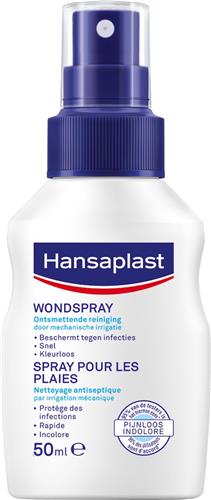 Hansaplast Wondspray - Wondreiniging - Wondontsmetting - 50ml