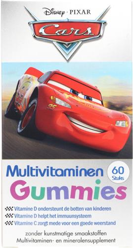 Disney Cars multivitamine gummies - 60 stuks - multivitamines en mineralen supplement kinderen