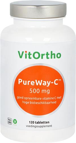 Vitortho Vitamine C PureWay-C 500 mg 120 tabletten