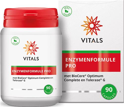 Vitals - Enzymenformule Pro - 90 Capsules - breed complex van maar liefst 12 verschillende enzymen