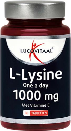 4x Lucovitaal L-Lysine 1000mg One a Day 30 tabletten