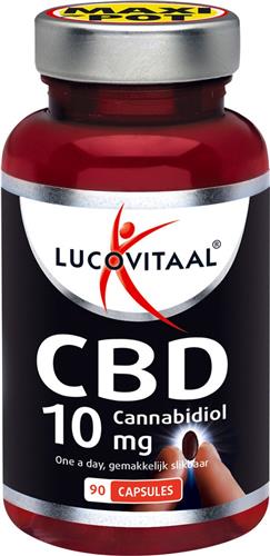 Lucovitaal CBD capsules 10 milligram Supplement - 90 capsules - Cannabidiol