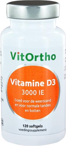 Vitortho vitamine D3 3000ie 120 st