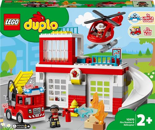 LEGO DUPLO Brandweerkazerne & Helikopter - 10970