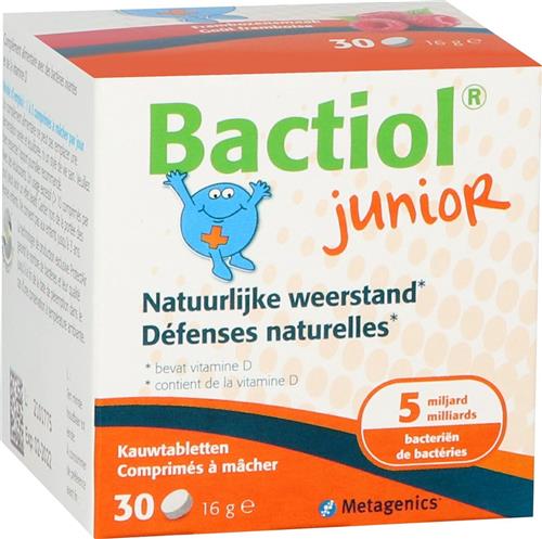 Metagenics Bactiol Junior - 30 kauwtabletten