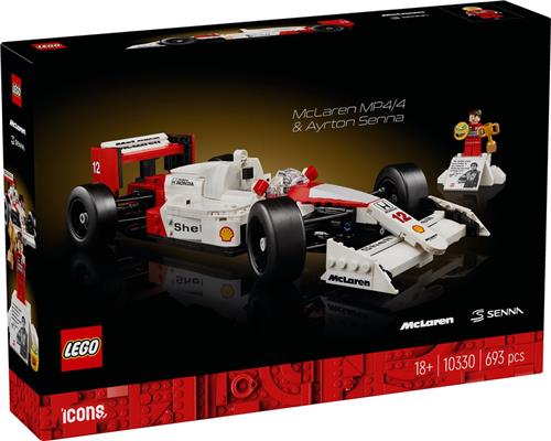 LEGO Icons McLaren MP4/4 en Ayrton Senna 10330