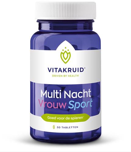 Vitakruid Vrouw Sport Multi Nacht 30 tabletten