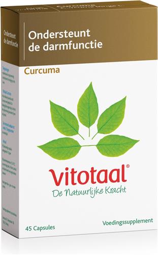 Vitotaal? Curcuma - 45 Capsules - Voedingssupplementen