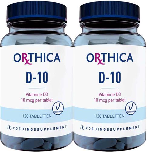 2x Orthica D-10 120 tabletten