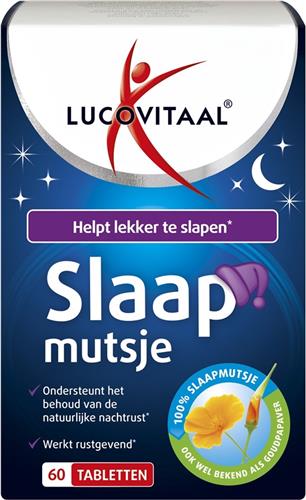 Lucovitaal Voedingssupplementen Slaapmutsje 60Tabletten