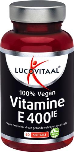 Lucovitaal Vitamine E 400 IE 100% Vegan 60 capsules