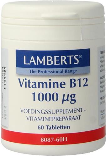 Lamberts Vitamine B12 1000µ - 60 Tabletten - Vitaminen