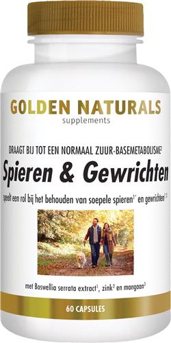 Golden Naturals Spieren & Gewrichten (60 capsules)