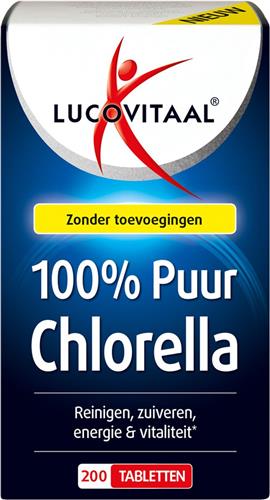 3x Lucovitaal Chlorella Puur 200 tabletten