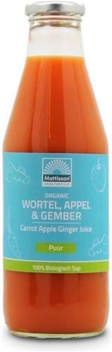 Mattisson - Biologische Wortel-Appel-Gembersap - 750 ml