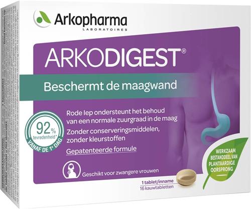 Arkopharma Arkodigest - 16 kauwtabletten