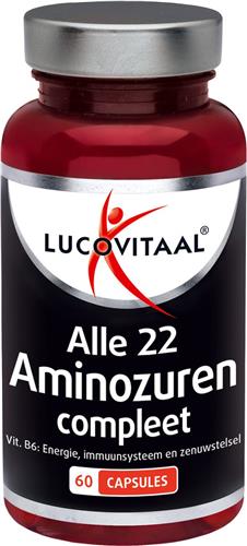 Lucovitaal Supplementen - Aminozuren Compleet + Vitamine B6 - 60 capsules