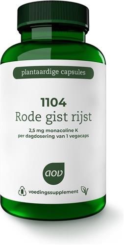 AOV 1104 Rode Gist Rijstextract 90 vegacapsules