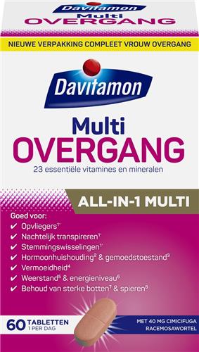 Davitamon Compleet Vrouw Overgang - multivitaminen - Overgang producten -  60 stuks