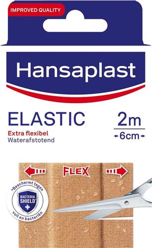 Hansaplast Elastic Pleisters - Wondpleisters - Wondverzorging - 2m x 6cm