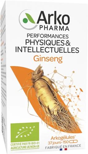 Arkopharma Arkogélules Ginseng Bio 150 Gélules