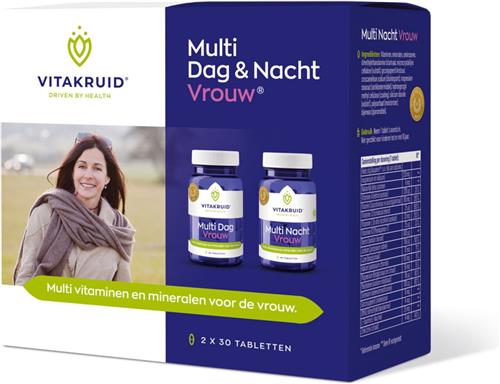 Vitakruid Multi Dag & Nacht Vrouw - 60 tabletten