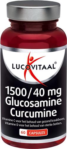 Lucovitaal 1500/40 mg Glucosamine Curcumine Voedingssupplementen - 60 capsules