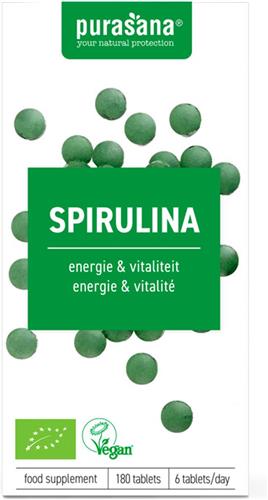 Purasana Spirulina 500 mg 180 tabletten