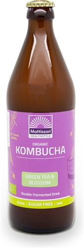 Mattisson - Biologische Kombucha - Groene thee & Bloesem - 500 ml