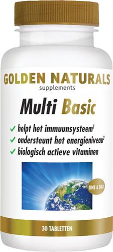 Golden Naturals Multi Basic (30 vegetarische tabletten)