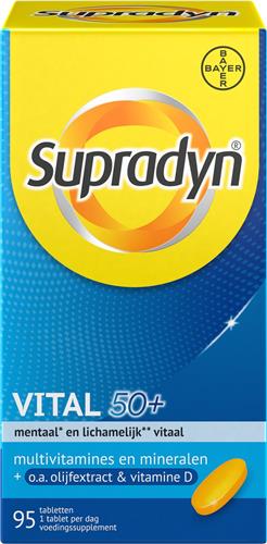 Supradyn Vital 50+ jaar - Multivitaminen om vitaal te blijven speciaal voor vijftigplussers* - 95 tabletten