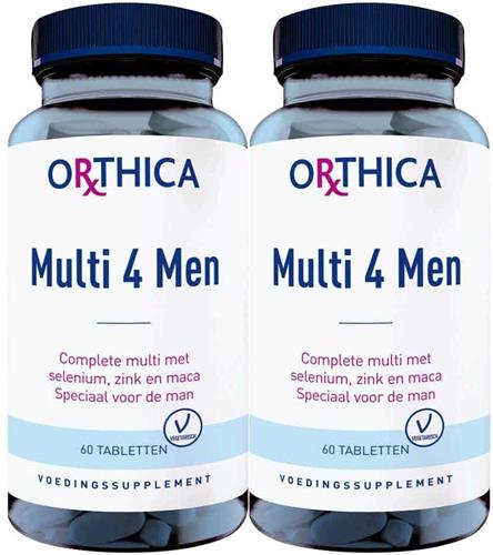 2x Orthica Multi 4 Men 60 tabletten