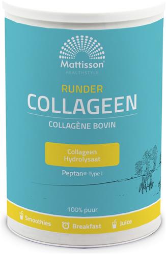 Mattisson - Runder Collageen Poeder Peptan Puur - 300 Gram