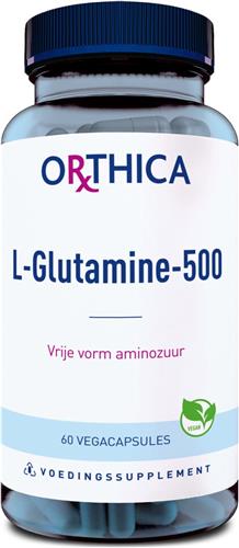 Orthica L Glutamine-500 (Voedingssuplement) - 60 Capsules