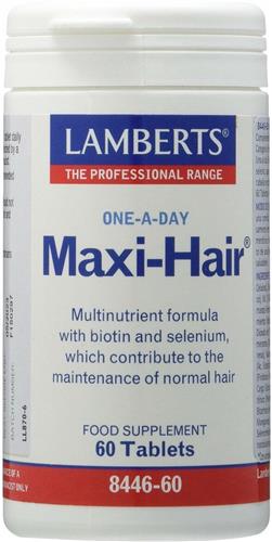 Food Supplement Lamberts Maxi-Hair 60 Units