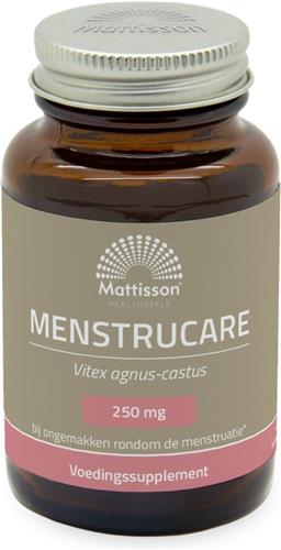 Mattisson - MenstruCare Vitex Agnus Castus - Menstruatie Supplement - Regulering Hormonen - 60 Capsules