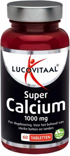 2x Lucovitaal Super Calcium 1000 mg 60 tabletten