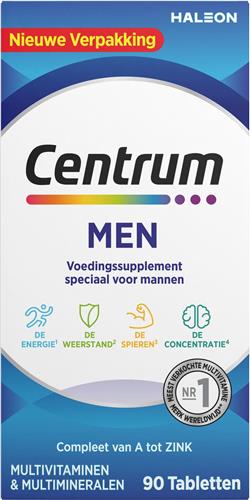 Centrum Men Multivitaminen Tabletten, 90 stuks