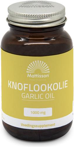 Mattisson - Knoflook Olie 1000mg - Supplement - 60 Capsules