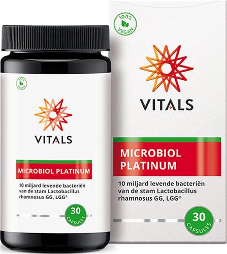 Vitals - Microbiol Platinum - 30 Capsules - 10 miljard levende bacteriën van de stam Lactobacillus rhamnosus, GG