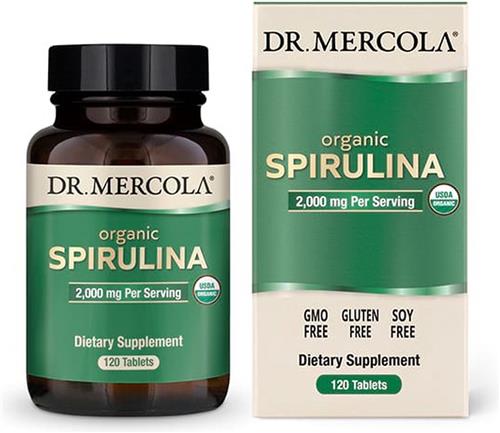 ORGANIC SPIRULINA 120 TABLETS DR MERCOLA