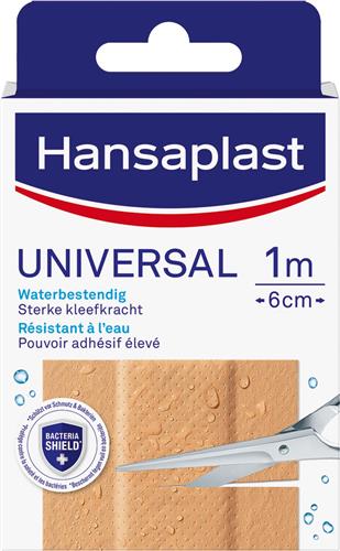 Hansaplast Universal Pleisters - Wondpleisters - Wondverzorging - 1m x 6cm